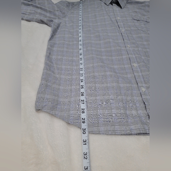 Calvin Klein Gray Casual Button Down Shirt - Picture 5 of 8